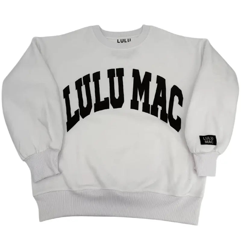 LULU MAC Sweatshirt (White/Black)