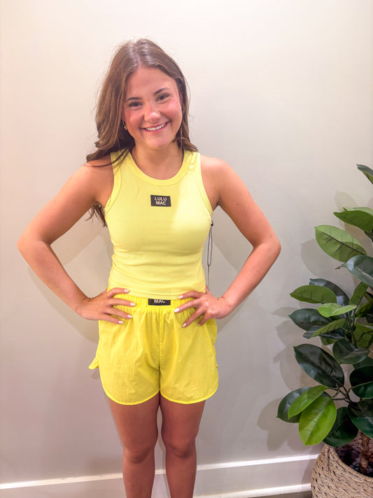 LULU MAC Tank (Neon Yellow)