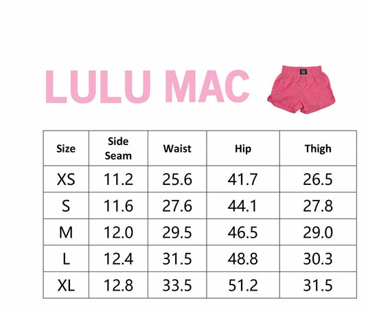 LULU MAC Shorts (Light Pink)
