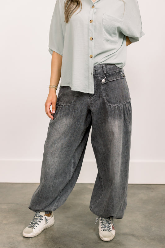 Aladin Denim Pants (Black)