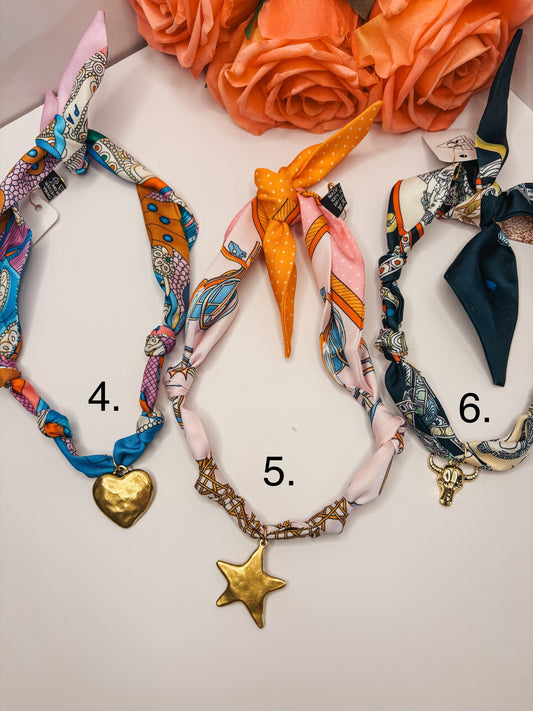 Scarf Charm Necklace