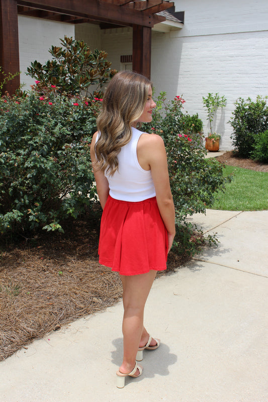 Camryn Skort (Red)