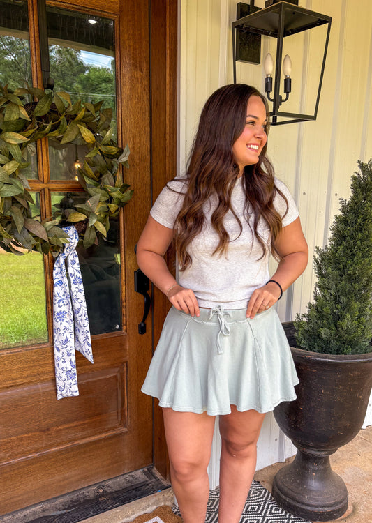 Miller Sage Green Everyday Skort