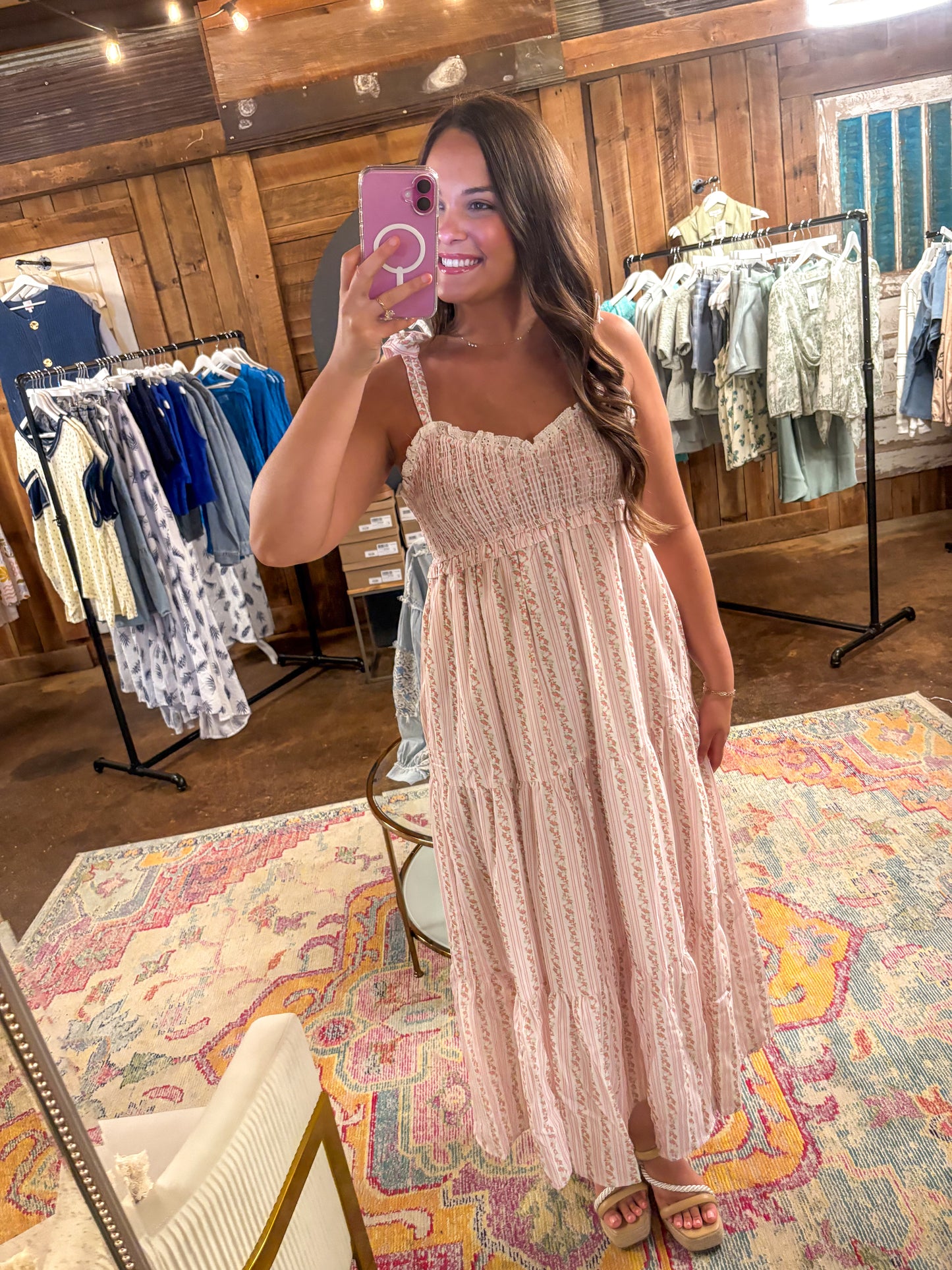 Sally Floral Maxi Sundress