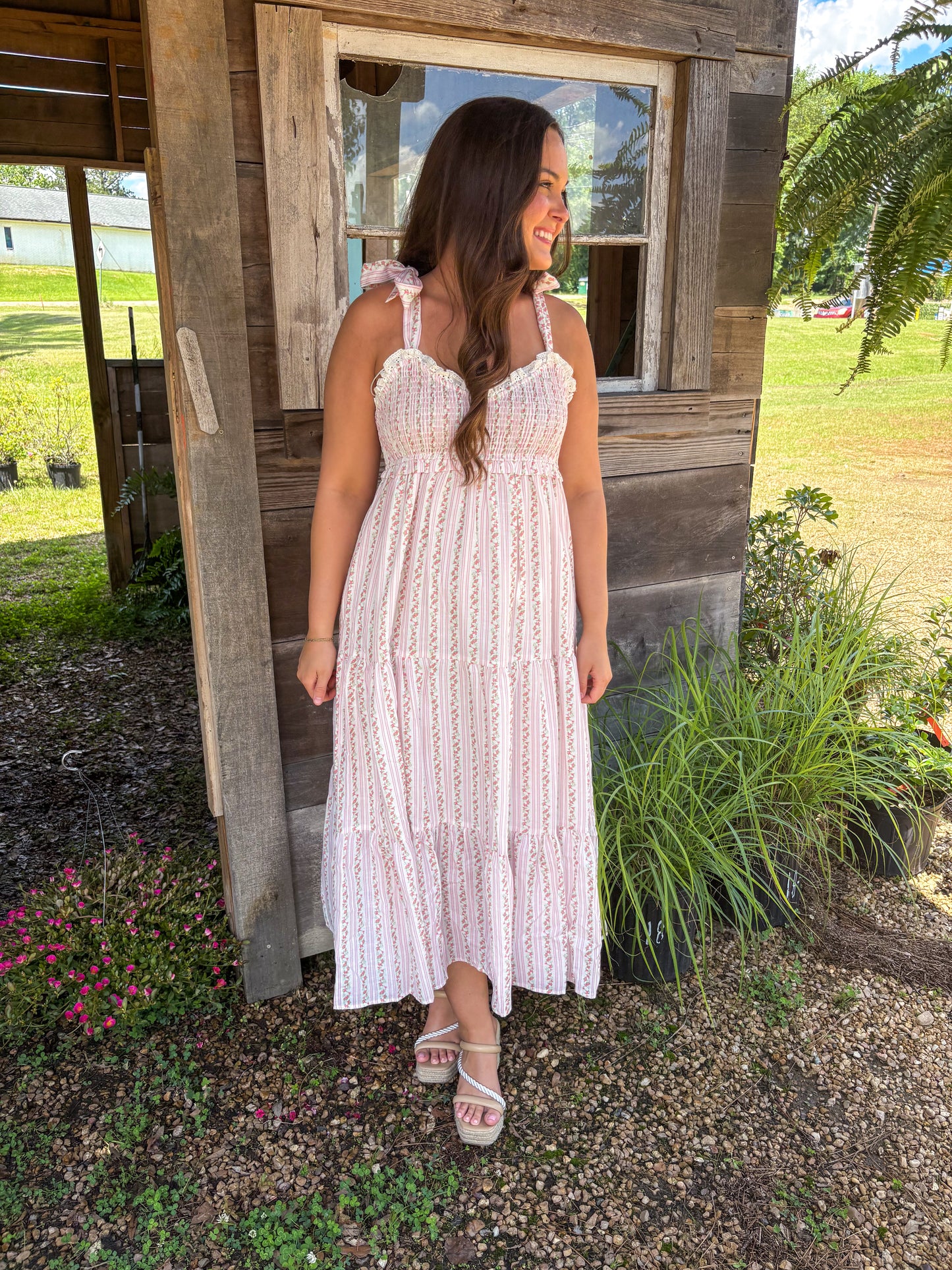 Sally Floral Maxi Sundress