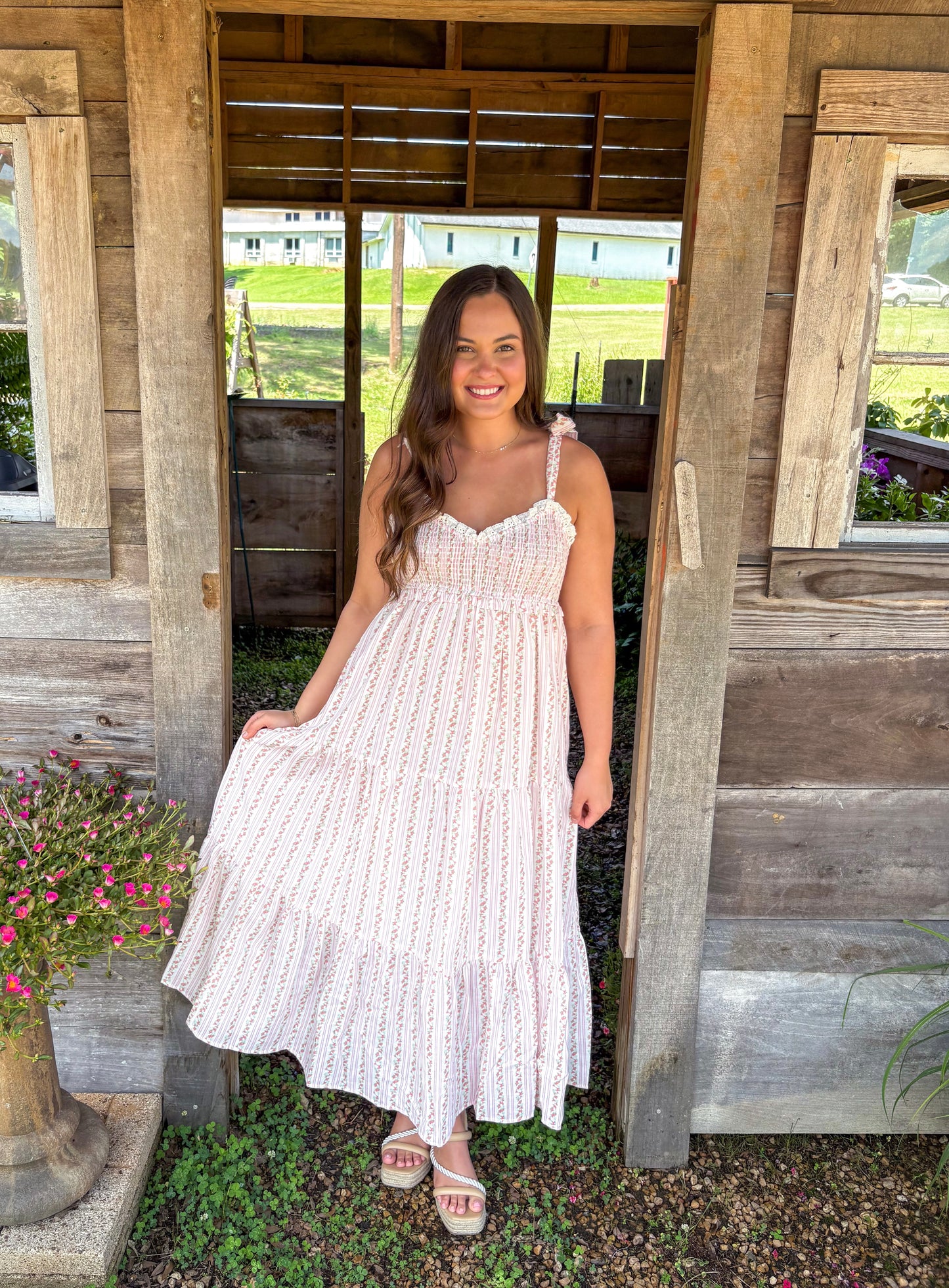 Sally Floral Maxi Sundress