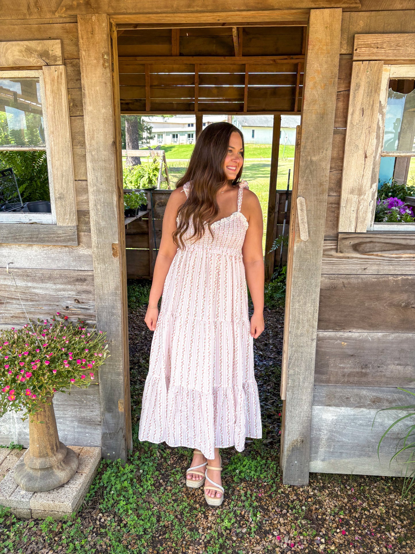 Sally Floral Maxi Sundress