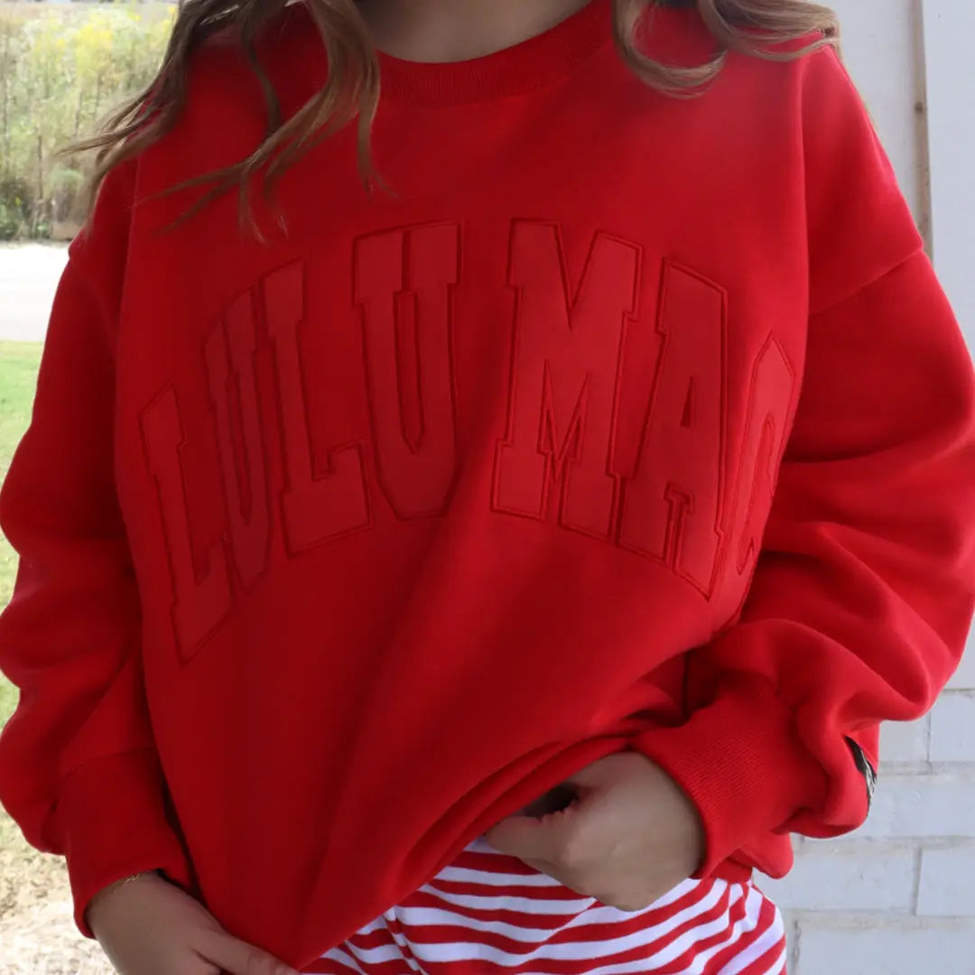 Lulu Mac Sweatshirt (Red)