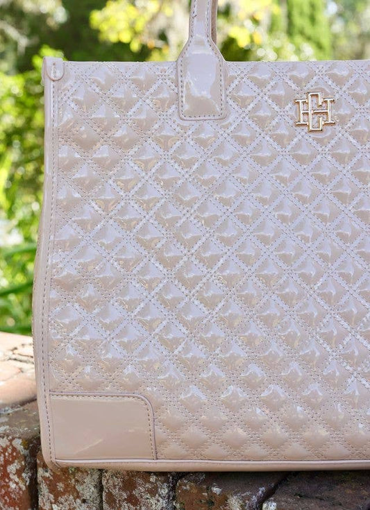 Shane Tote NUDE PATENT SQ