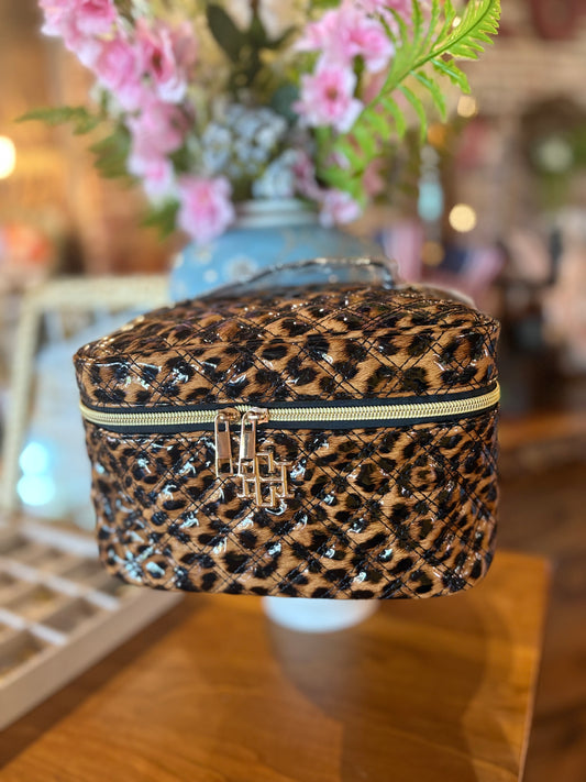 Hampton Train Case (Leopard)