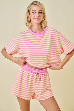 Melanie Striped Set