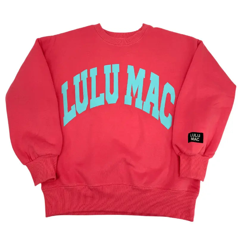 LULU MAC Sweatshirt (Coral/Mint)