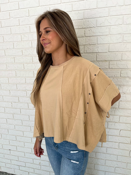 Loose Fitted Boxy Top