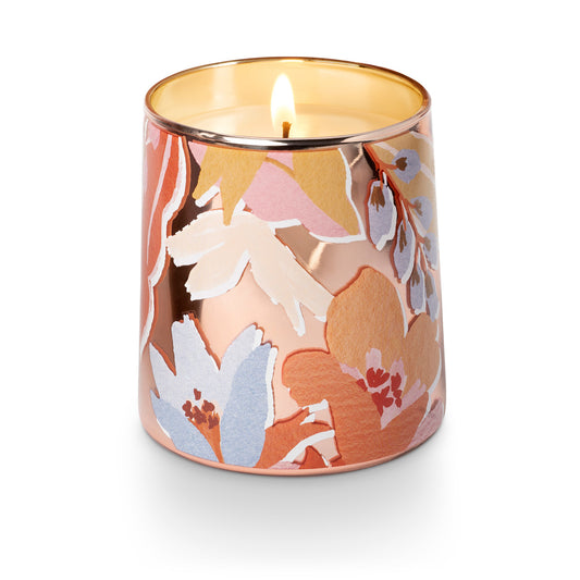 Illume Blood Orange Dahlia Pearl Glass Candle