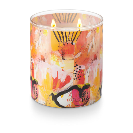 Illume Pineapple Artist Glass Candle