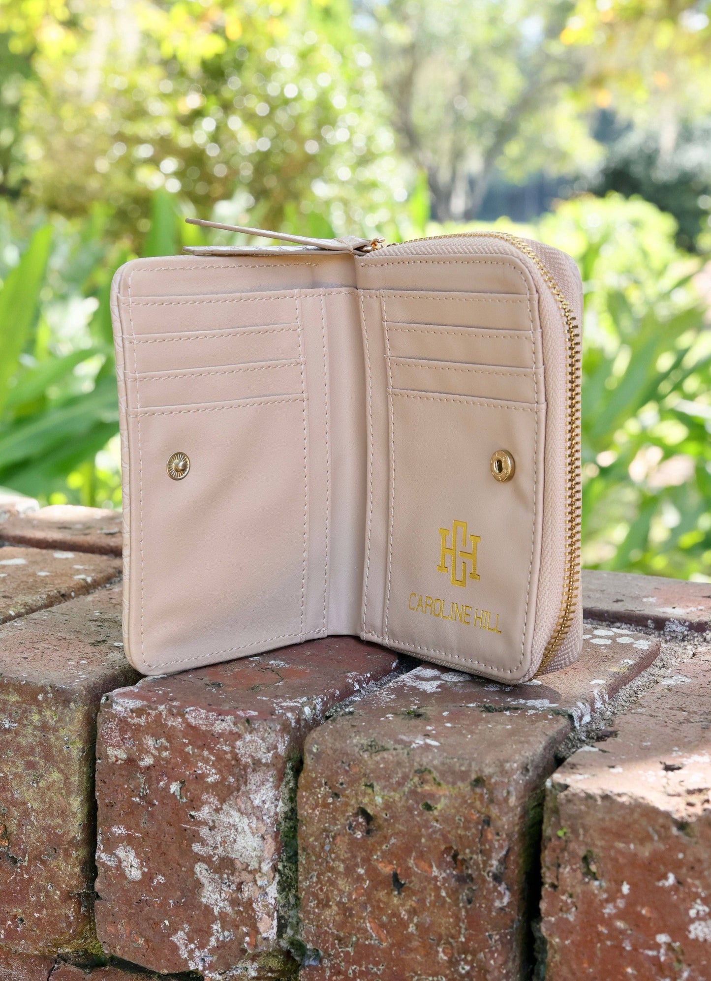 Nadine Zippered Wallet TAN