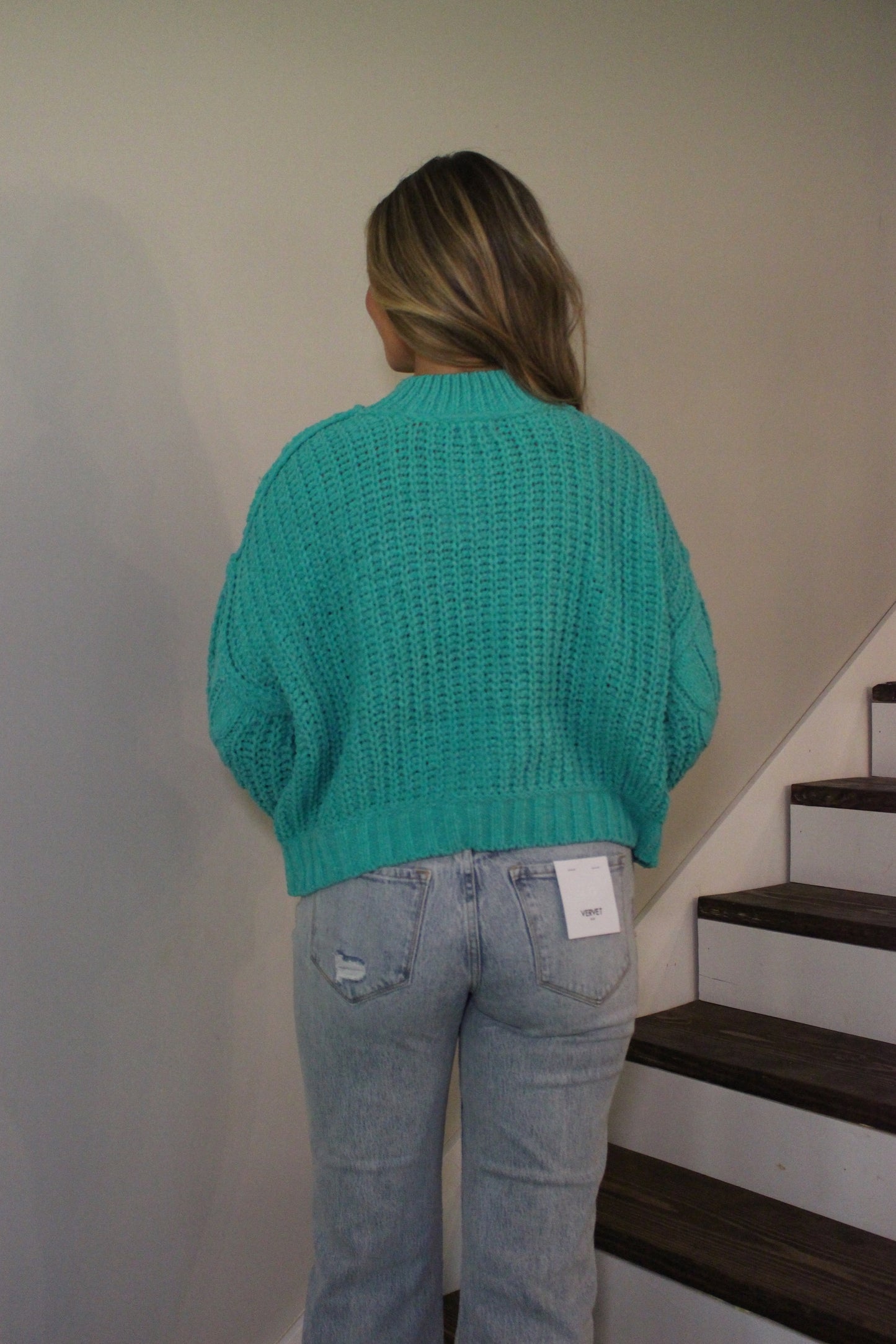 Indie Crochet Sweater (Green)