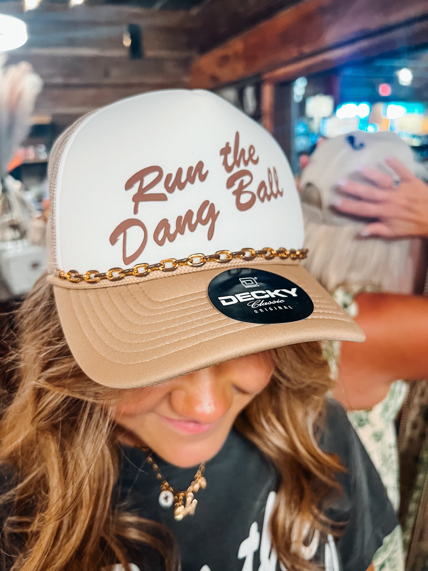 RUN THE DANG BALL Trucker Hat