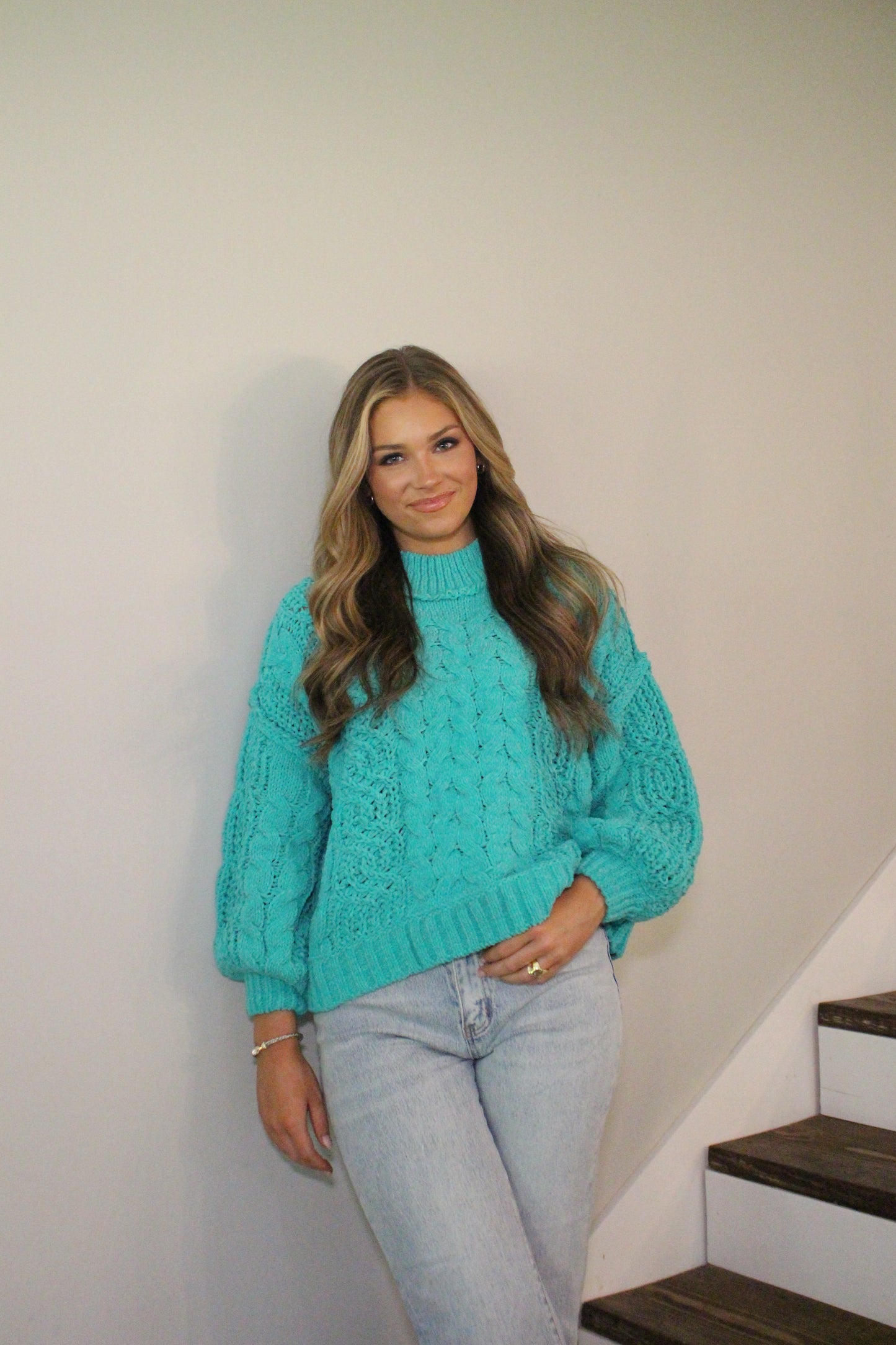 Indie Crochet Sweater (Green)