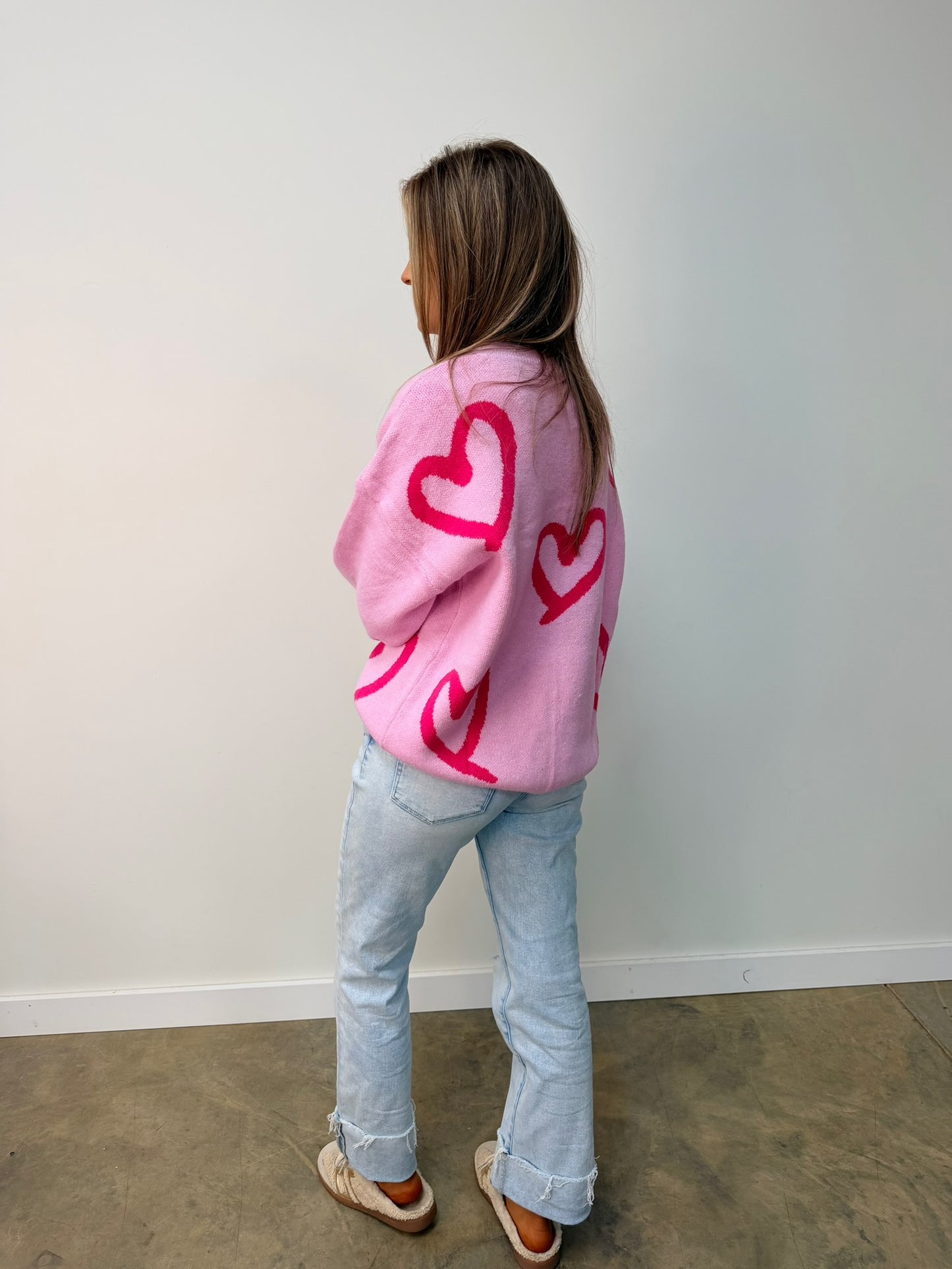 All Hearts Oversized Sweater