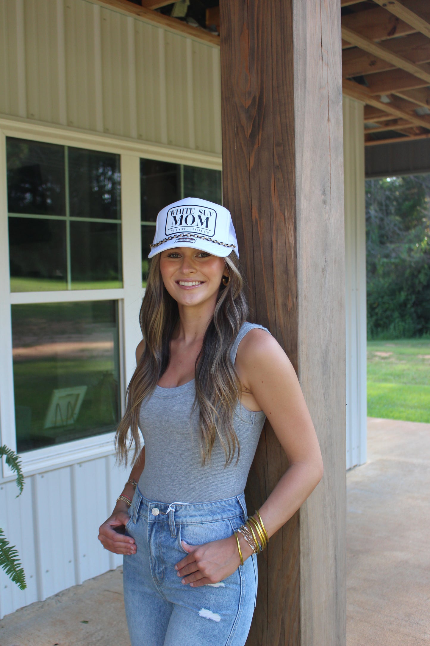 Ribbed Tank Bodysuit (Heather Grey)