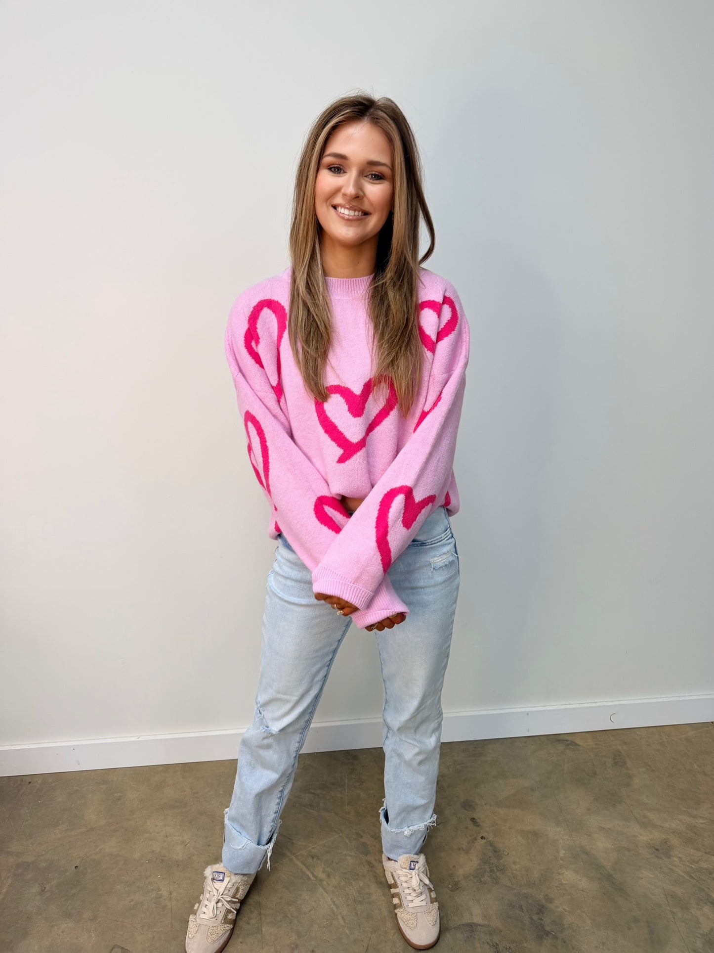 All Hearts Oversized Sweater