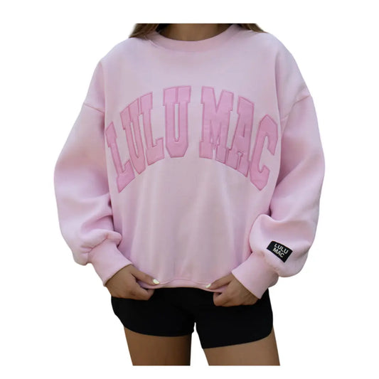 Lulu Mac Sweatshirt (Light Pink)