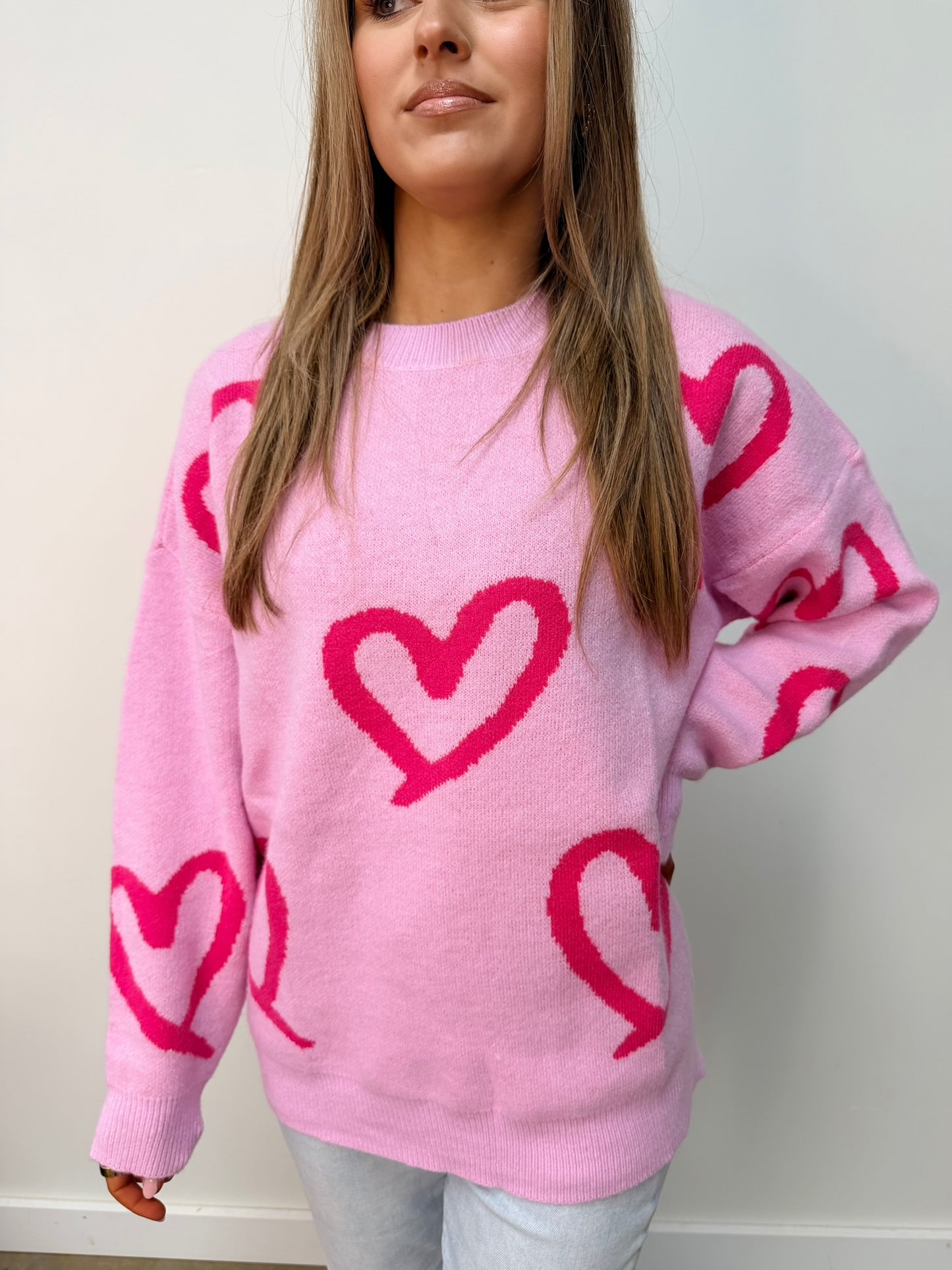 All Hearts Oversized Sweater