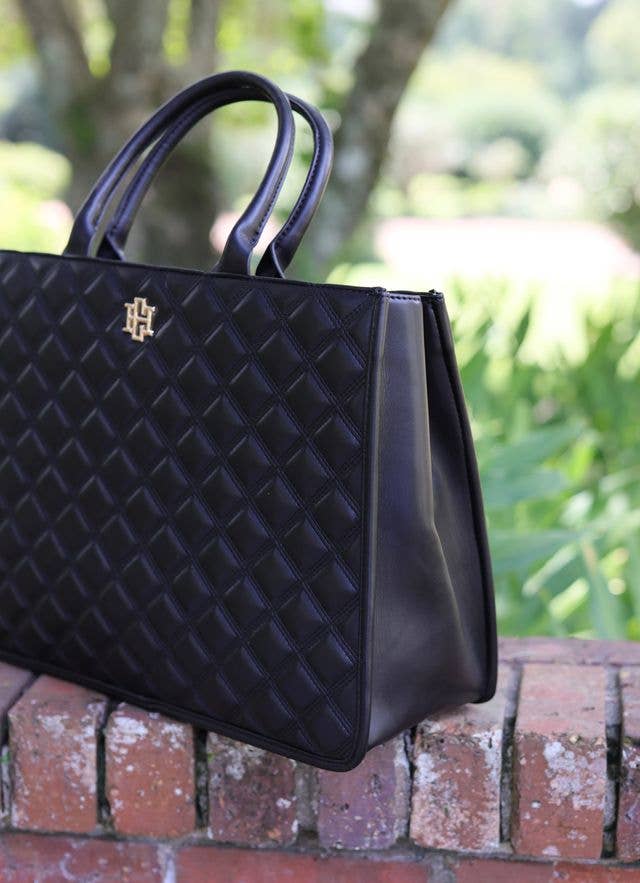 Niall Tote BLACK QUILTED