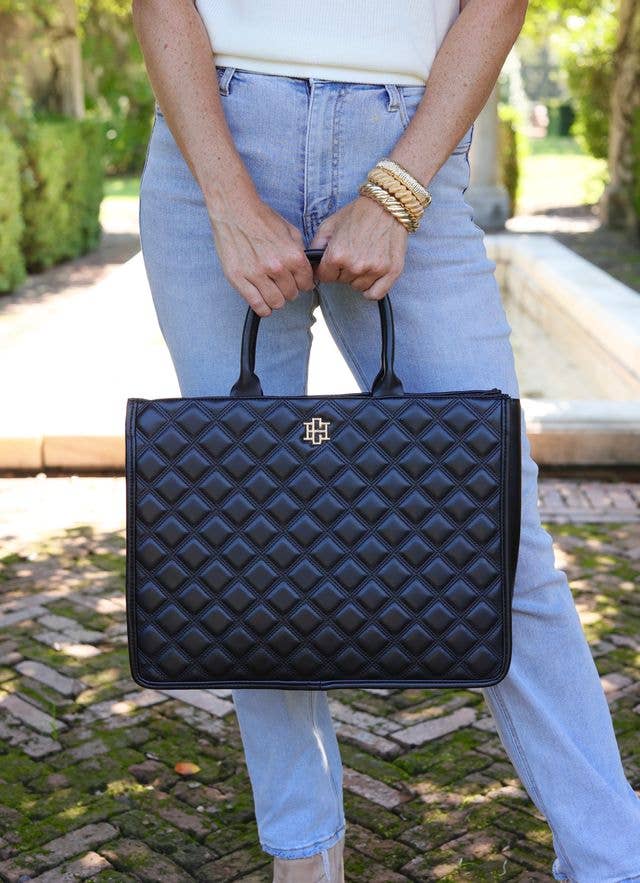 Niall Tote BLACK QUILTED