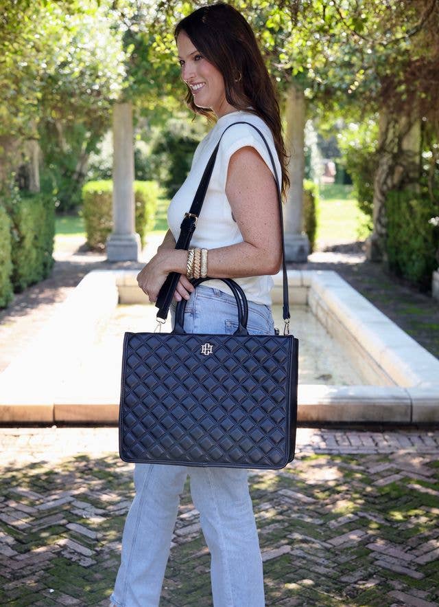 Niall Tote BLACK QUILTED