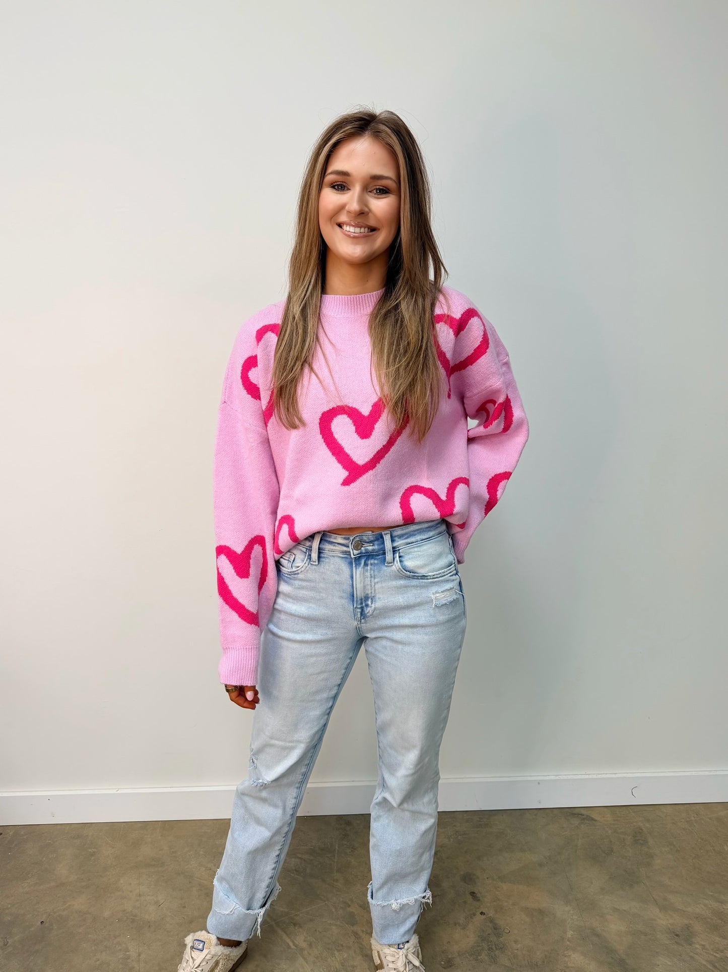 All Hearts Oversized Sweater