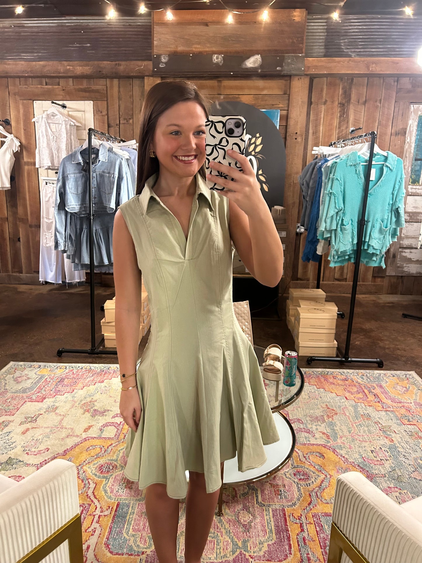 Melody Fit and Flare Mini dress