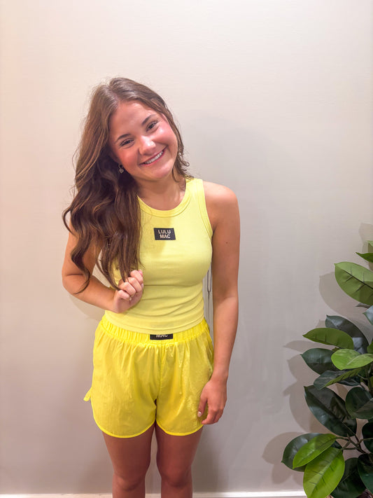 LULU MAC Tank (Neon Yellow)