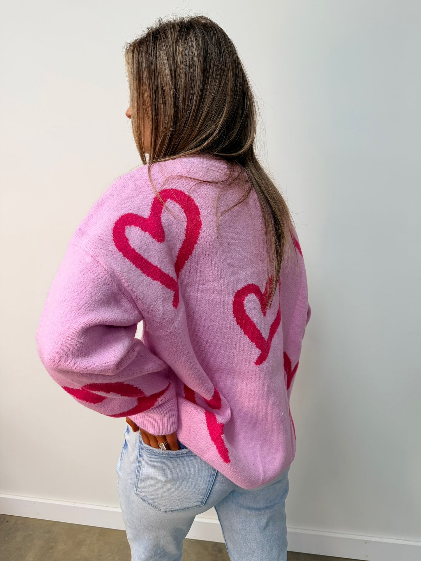All Hearts Oversized Sweater