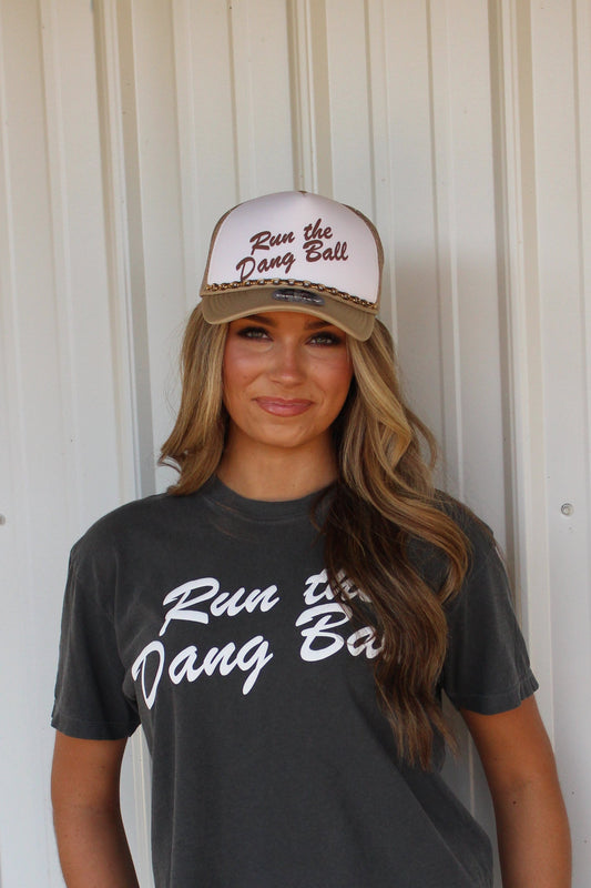 RUN THE DANG BALL Trucker Hat