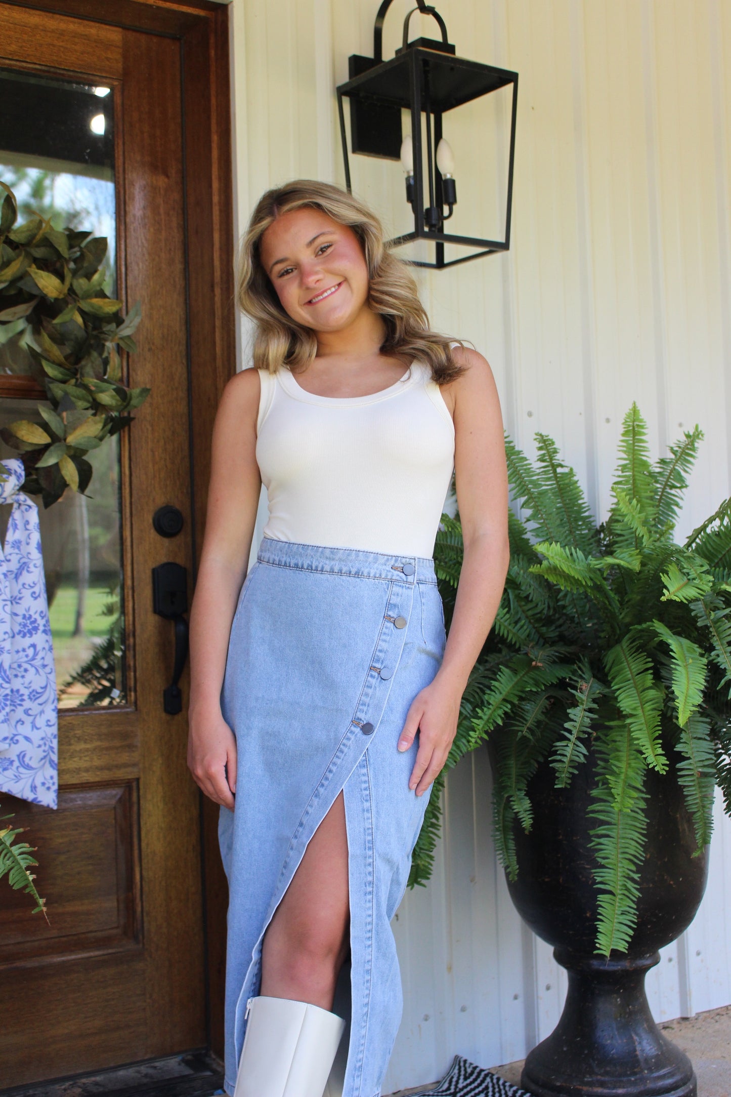 Denim Skirt