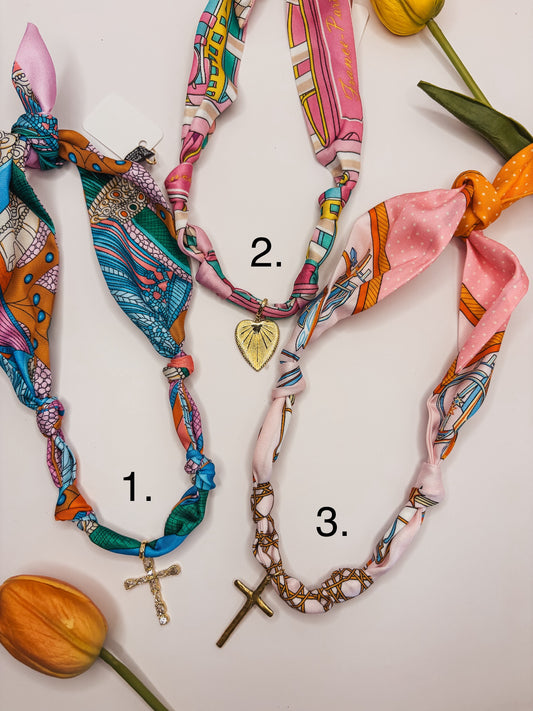 Scarf Charm Necklace