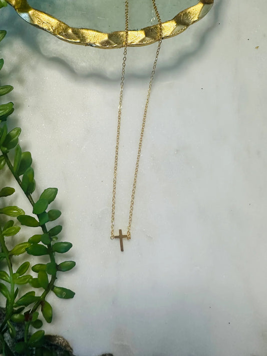 Gracie Cross Necklace