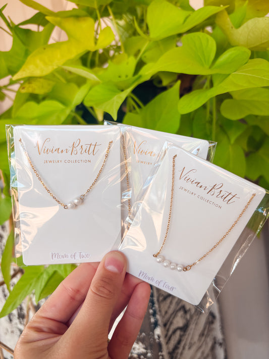 Vivian Britt Mother of Pearls Necklaces