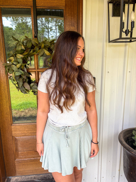 Miller Sage Green Everyday Skort