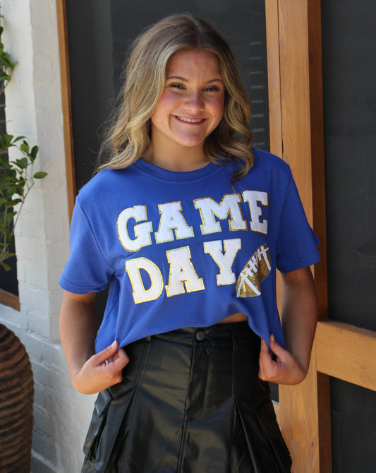 Julie Game Day Tee (Royal Blue)