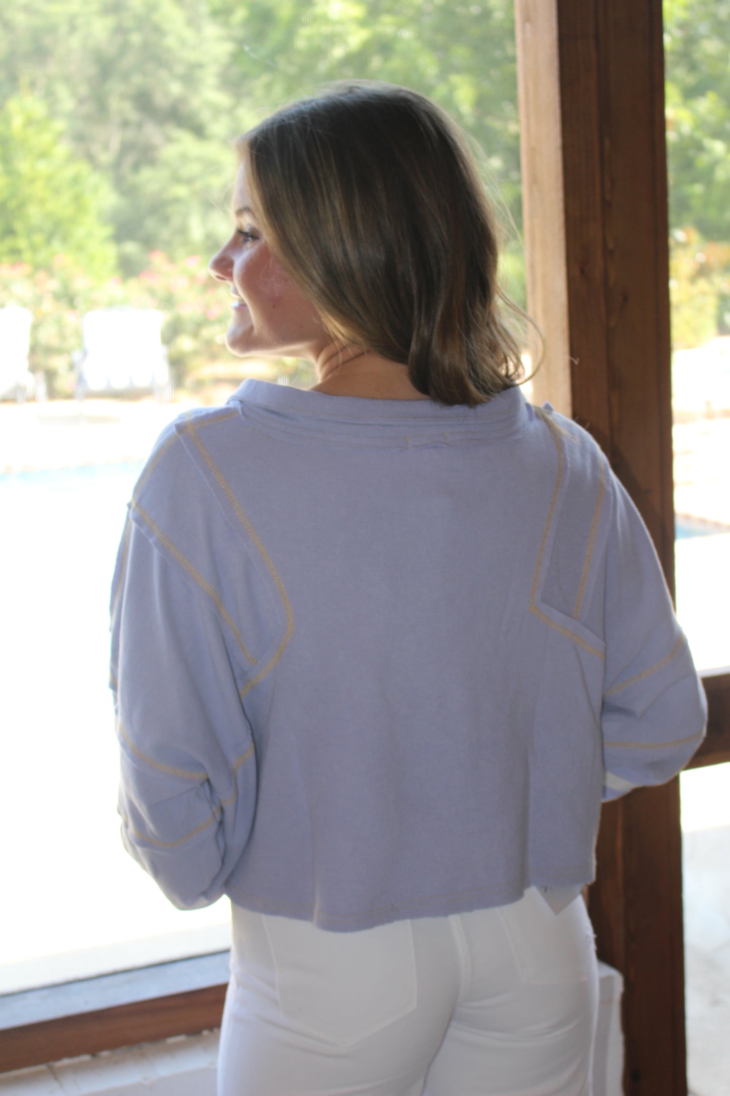 Lily Half-Zip Pullover (Purple)