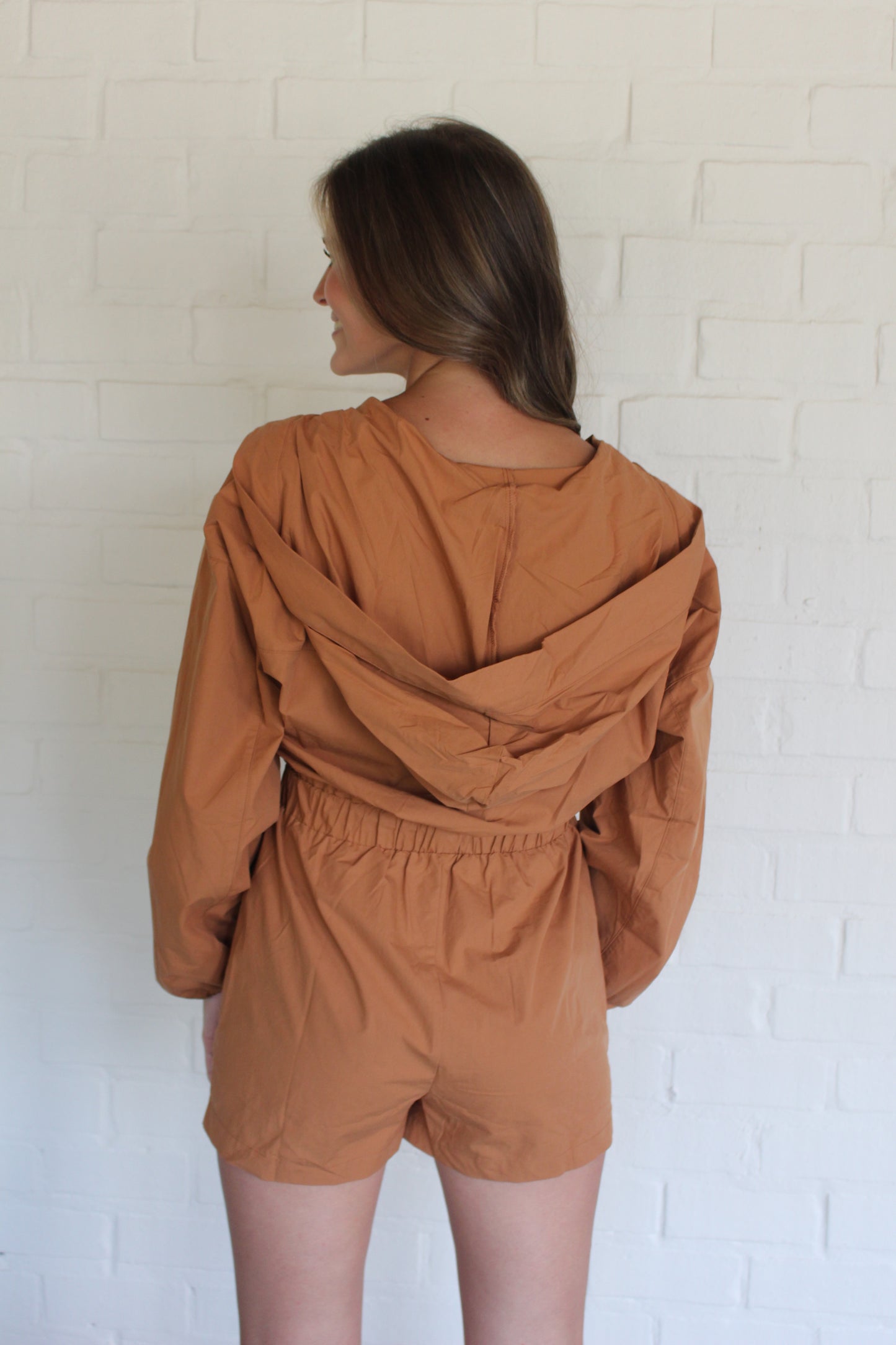 Addyson Romper (Tan)