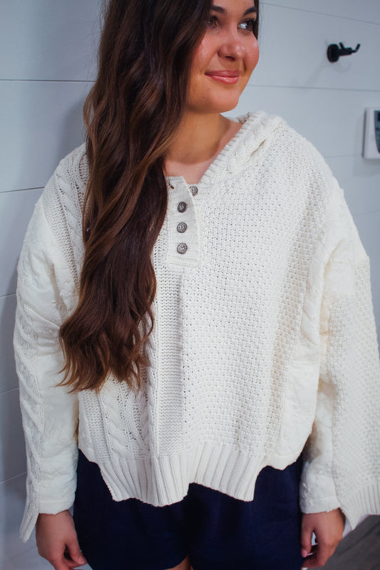 Amelia Button Pullover