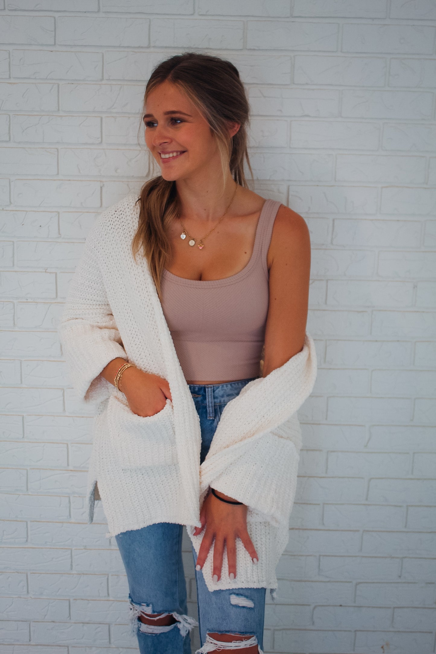 Cream Cardigan