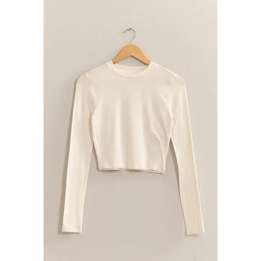 Grace Long Sleeve Cropped Tee