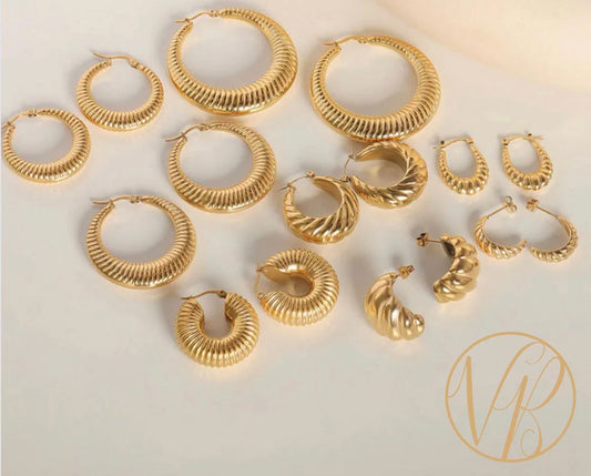 Bailey Gold Hoops